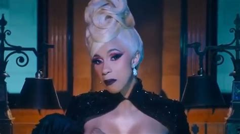 Cardi B Gets Naked And Breastfeeds A Fake Baby In New Money Music Video