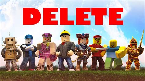 How To Delete Your Roblox Account Youtube