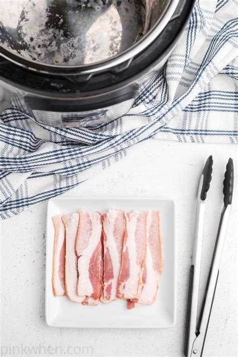 Instant Pot Bacon Perfect Bacon Without The Mess Pinkwhen