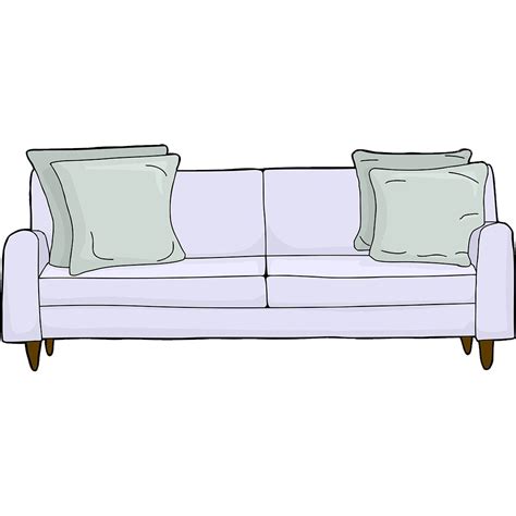 Couch Cartoon Hand Painted Sofa Png Download 10241024 Free