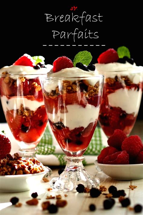 Breakfast Parfaits Simply Sated