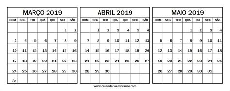 Sobre o 1º de maio e fátima, vídeos a pedir missa, máscaras e gente com estilo. Calendario De Março Abril e Maio 2019 em 2020 | Calendario ...