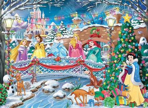 Download and print these disney princess christmas coloring pages for free. DISNEY PRINCESS CHRISTMAS PUZZLE 100 PIECE RAVENSBURGER