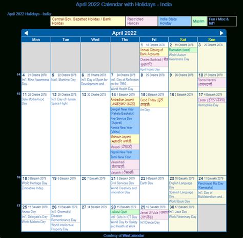 Get National Day Calendar April 2022 Best Calendar Example