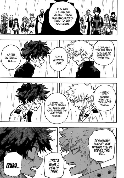 Bakugo Apologizes To Deku My Hero Academia Chapter 322 The Fanboy