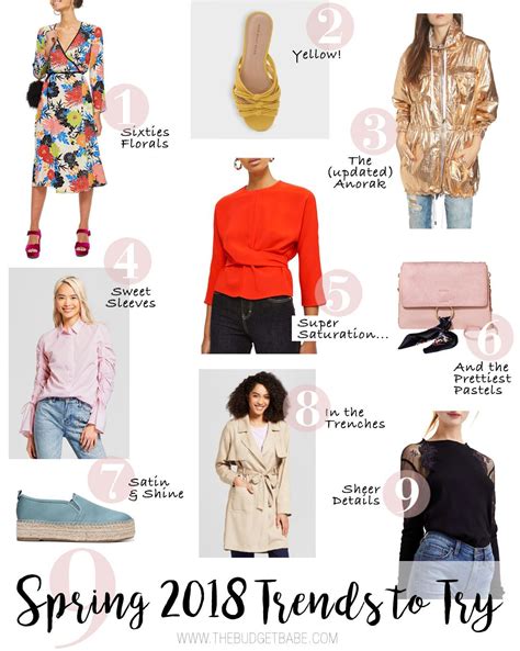 The Spring Trend Guide For Women With Text Overlay That Reads Spring