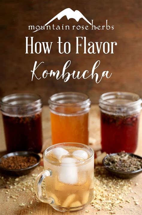 how to flavor your kombucha recipe kombucha flavors kombucha herbal recipes