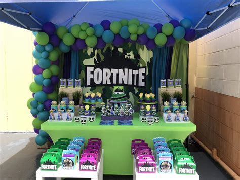 Fortnite Birthday Party Ideas Photo 1 Of 9 Catch My Party