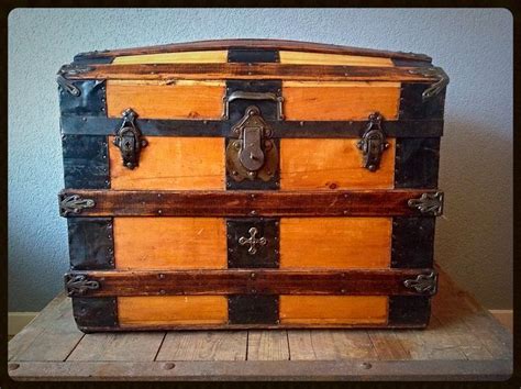 African Cabin Trunk Ca 1870 Trunks Decorative Boxes African