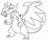Charizard Coloring Angry Netart sketch template