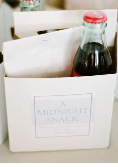 Midnight Snack Idea With Images Wedding Favors Diy Wedding Favors