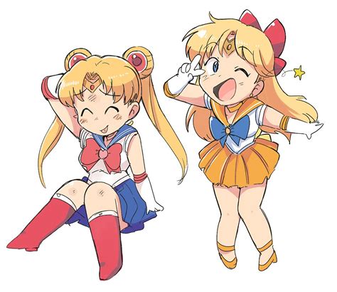 Tsukino Usagi Sailor Moon Aino Minako And Sailor Venus Bishoujo