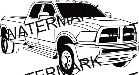 Dodge Ram 3500 Coloring Pages