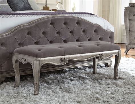Check spelling or type a new query. Rhianna Silver Patina Bed Bench from Pulaski (788132 ...