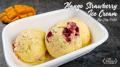 Mango Strawberry Ice Cream How To Make Ice Cream At Home Extra