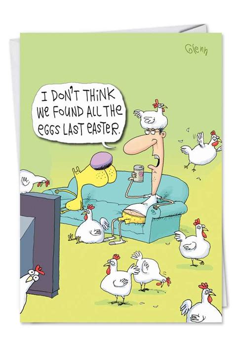 Found All The Eggs Humorous Easter Card