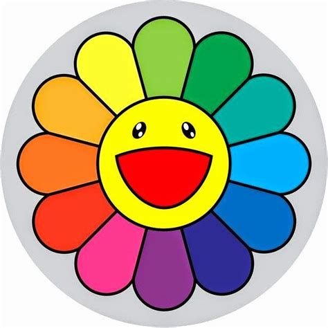 Kyse perfumes pêche au yuzu. Des fleurs avec Murakami | Fleurs arc-en-ciel, Les arts, Dessin