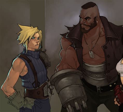 Cloud And Barret Happy Valentines Day Finalfantasy Final