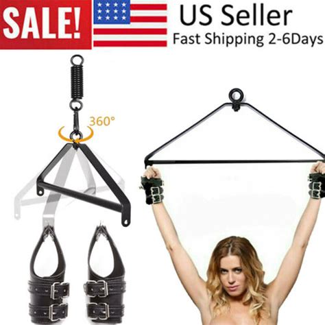 Bondage Suspension Handcuffs Gloves Metal Triangle Spreader Bar Slings Rack Bdsm Ebay