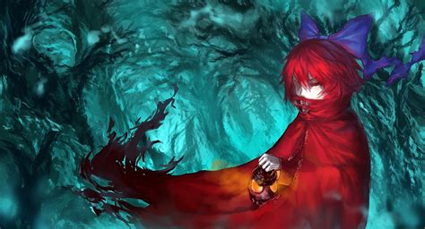 Red Haired Anime Character Digital Wallpaper Fantasy Art Redhead