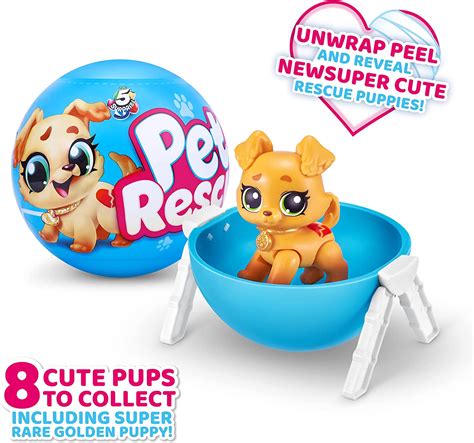 Buy 5 Surprise Pet Rescue Series 1 By Zuru 2 Pack Cute Stuffed Animal