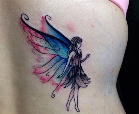 Watercolored Fairy Tattoo We Really Like What They Did With The