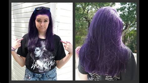 These hair dyes are specifically formulated to be vibrant and true without having to lighten your dark strands prior. How to Dye Your Hair Purple (NO BLEACH)!!!! - YouTube