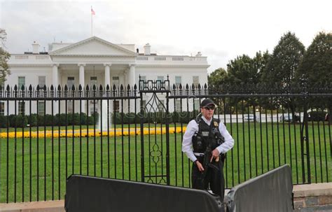 The White House Washington Dc Security Editorial Photography Image