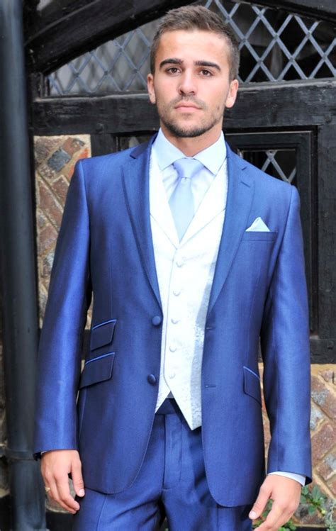 two button blue groom tuxedos groomsmen men s wedding prom suits custom made jacket pants vest