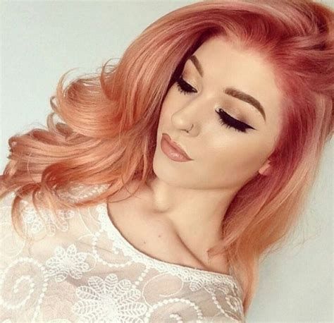 Pink Hair Gets An Update With Salmon Tones Beauty