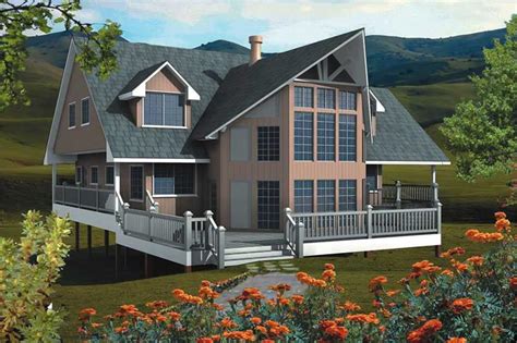Perfect for real estate and home design. Log Cabin Home Plan - 6 Bedrms, 3 Baths - 2682 Sq Ft ...