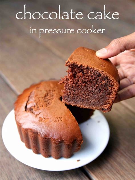 Assemble the pressure cooker lid, making sure the pressure release valve is in the seal position. cooker cake recipe | pressure cooker cake | chocolate cake ...