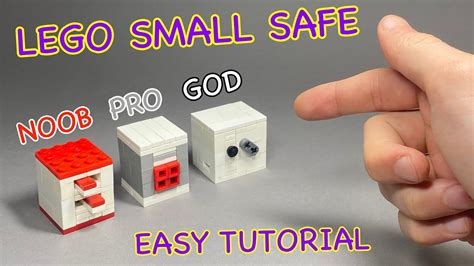 How To Make A Lego Small Safe Tutorial Youtube