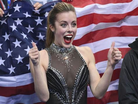 Ashley Wagner Likes Her Scores After The Short Program In Figure
