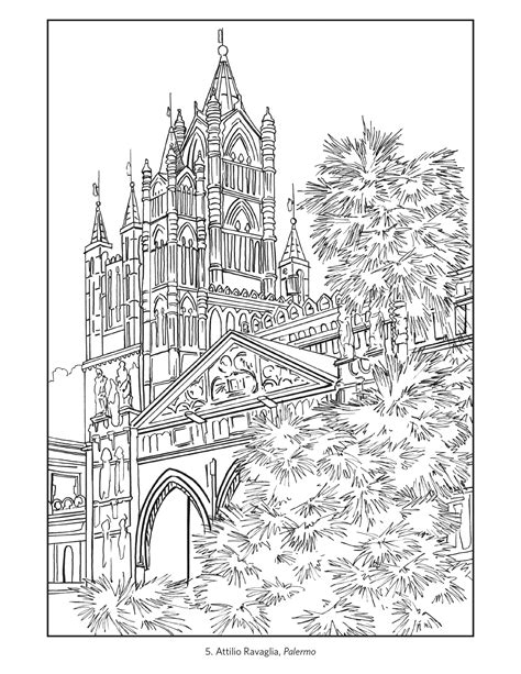 This venice mask coloring page would make a cute present for your parents. Italy: Travel Posters Coloring Book