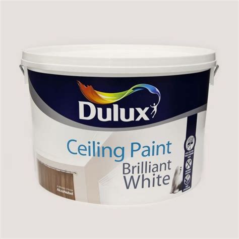 Topline Doyles10ltr Dulux Ceiling Paint Brilliant White
