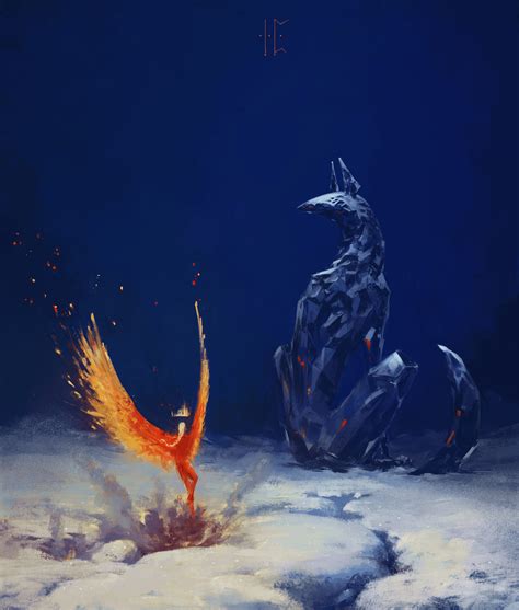 Fire And Ice By Ilya Popov Rimaginaryelementals
