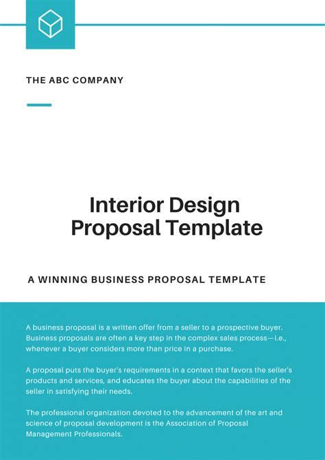 Interior Design Proposal Template Rfply