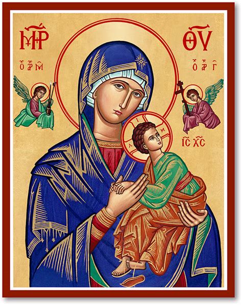 Virgin Mary Icons Our Lady Of Perpetual Help Icon Monastery Icons