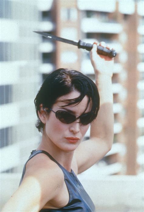Carrie Ann Moss Trinity Carrie Anne Moss The Matrix Movie Canadian Actresses