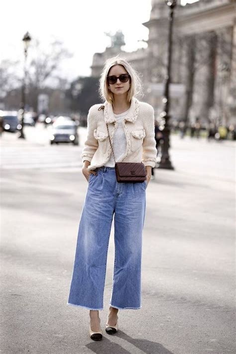 38 Lovely Wide Leg Cropped Jeans Ideas For Women Fashion Street