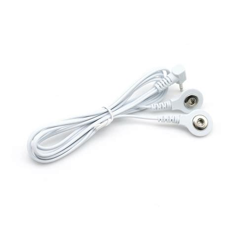Snap Electrode Lead Wires 2 In 1 Elektro Sexlegetøj Fun Sex Toys