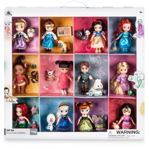 Disney Store Animators Collection Mini Doll With Friends T Set New