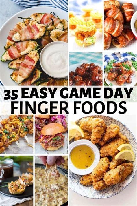 35 Easy Game Day Finger Foods Momma Lew In 2020 With Images