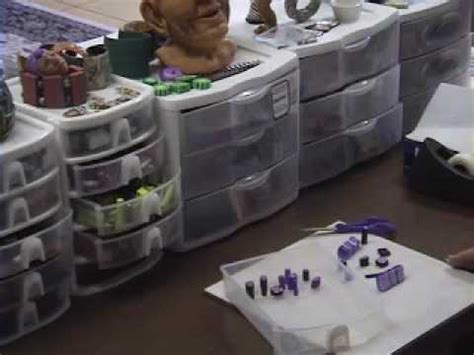 I like to make my own colors of clay, so using colors straight from the package is not something that i do often. Polymer Clay Cane Storage - YouTube