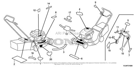 Your one stop for lawnmower parts, with more than 16 warehouses thru out the u.s.a. Honda HRR216K9 VKAA LAWN MOWER, USA, VIN# MZCG-8670001 ...