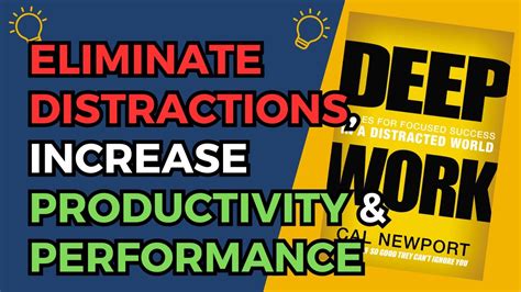 Deep Work Eliminate Distractions Increase Productivity And Maximize