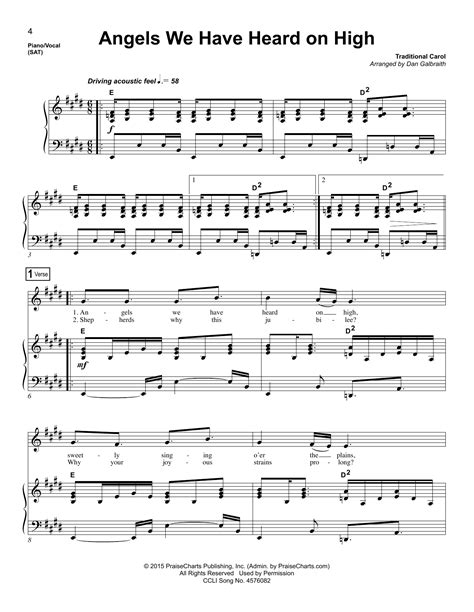 Angels We Have Heard On High | Sheet Music Direct
