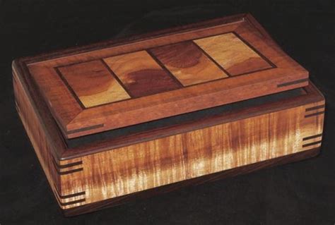 Hand Crafted Four Panel Koa Box By Woodcircus