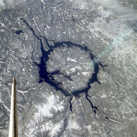 Apod 2000 December 13 Manicouagan Impact Crater On Earth